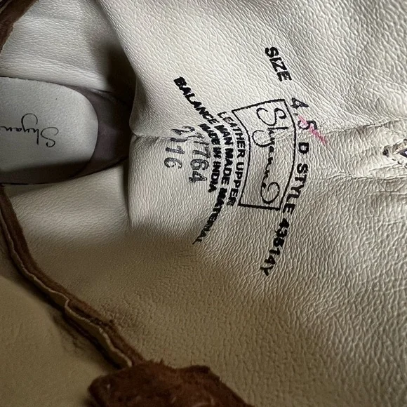 Shyanne Girls Double Fringe Cowboy Boot Snip Toe Size 4.5 - Picture 7 of 8